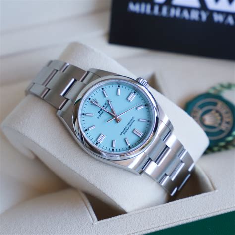 rolex 36mm tiffany blue|rolex tiffany price.